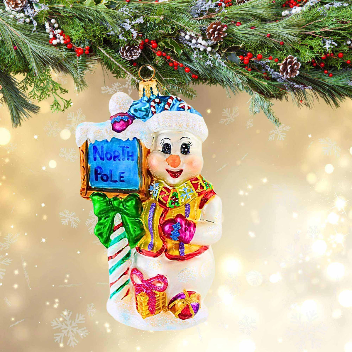 Christopher Radko Frosty Welcome - - SBKGifts.com