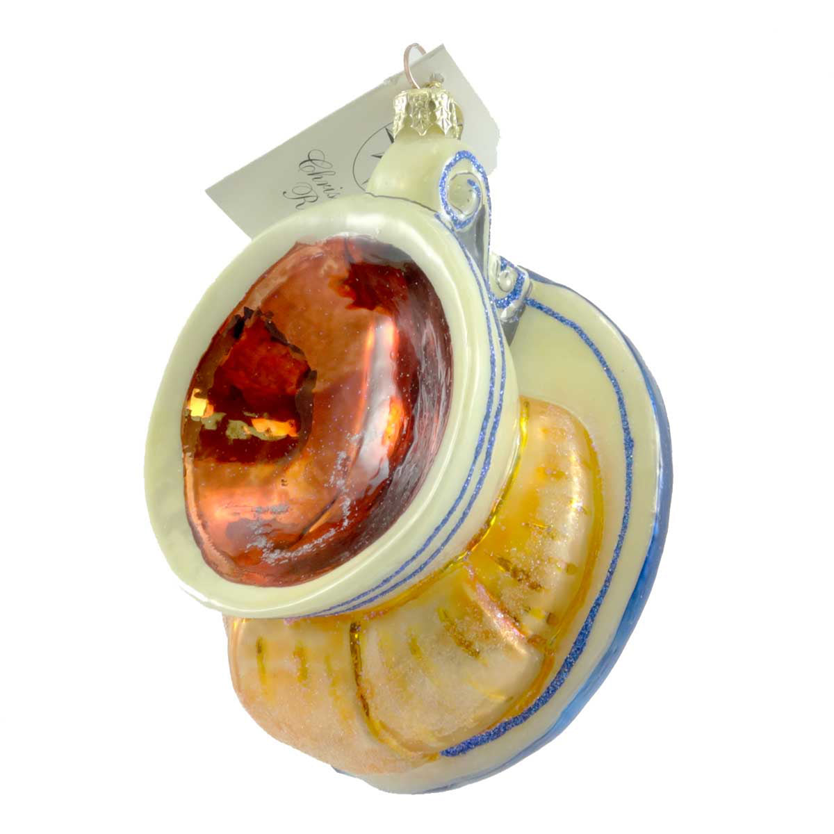 Christopher Radko Coffee An' Croissant - - SBKGifts.com