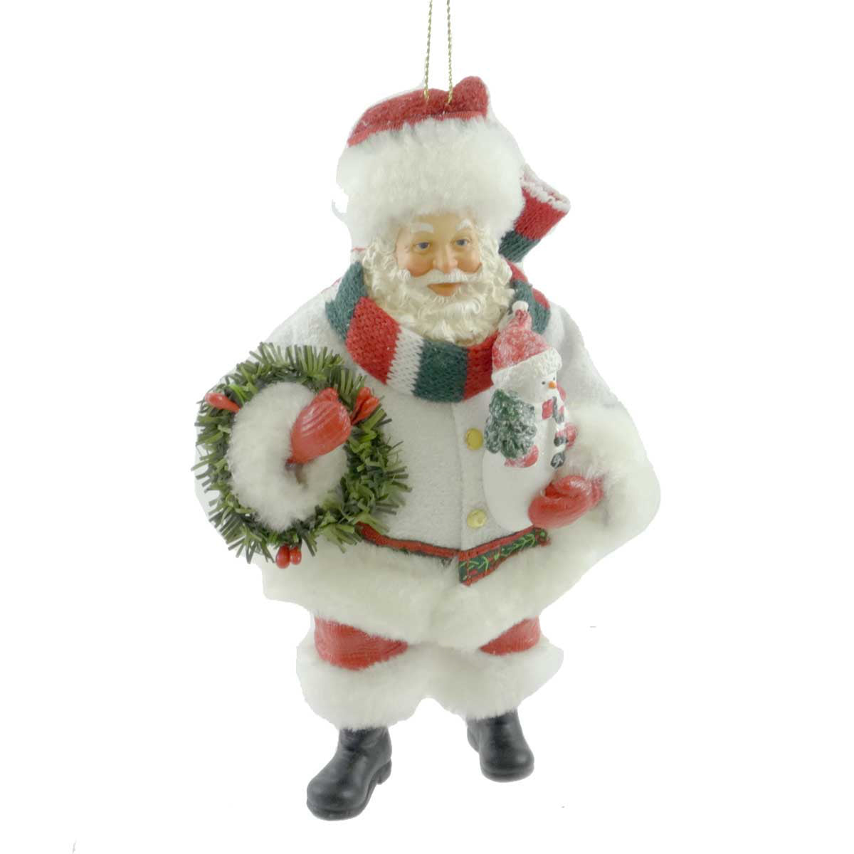 (20102) Santa And Snowman Ornament 2011