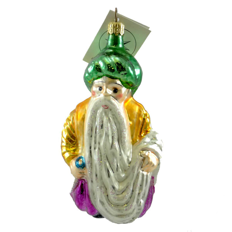 Christopher Radko Persia Blown Glass Ornament Christmas Beard (20131)