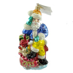 Christopher Radko Gathering Gift Ideas Glass Ornament Santa Chimney (20139)