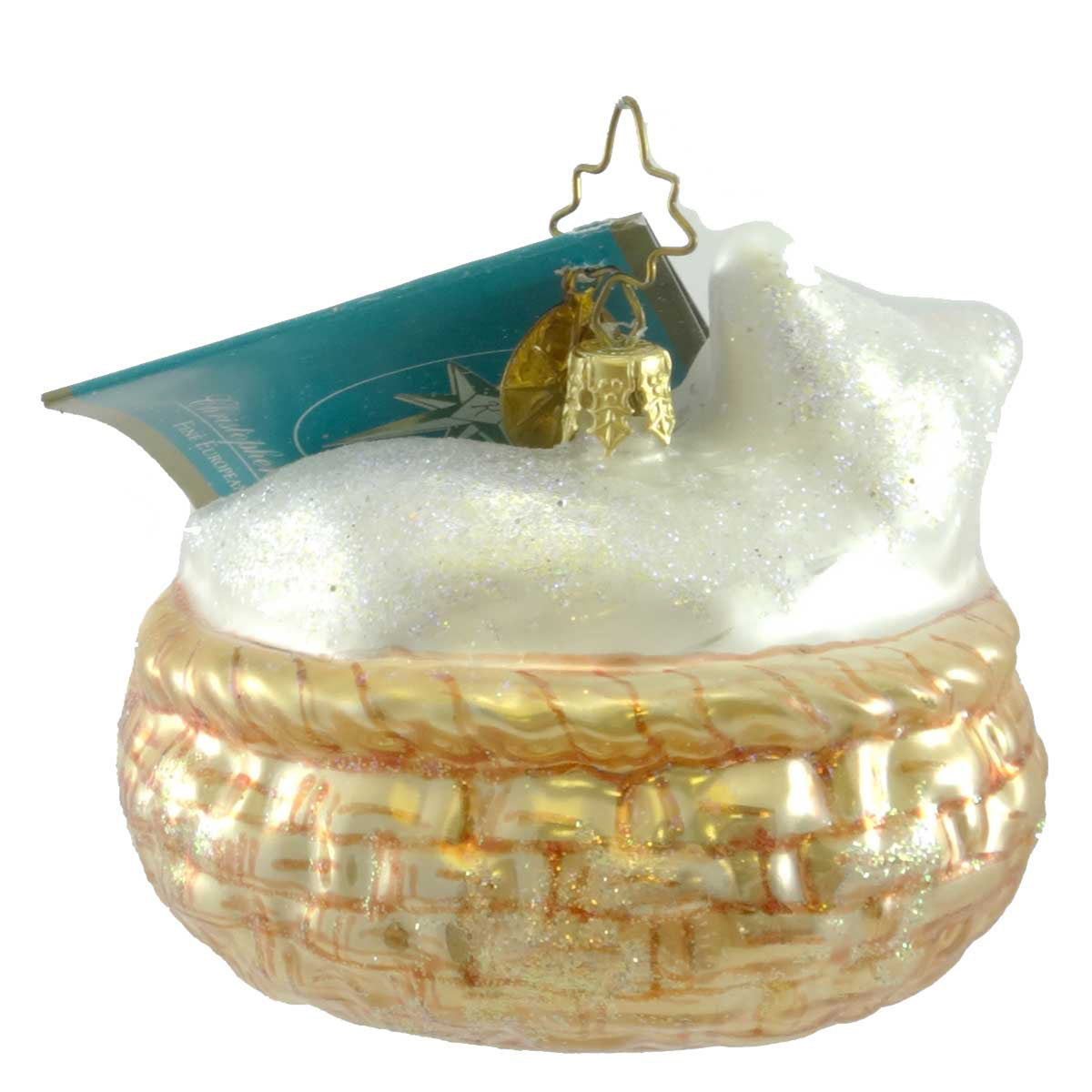 Christopher Radko Cat Nap - - SBKGifts.com