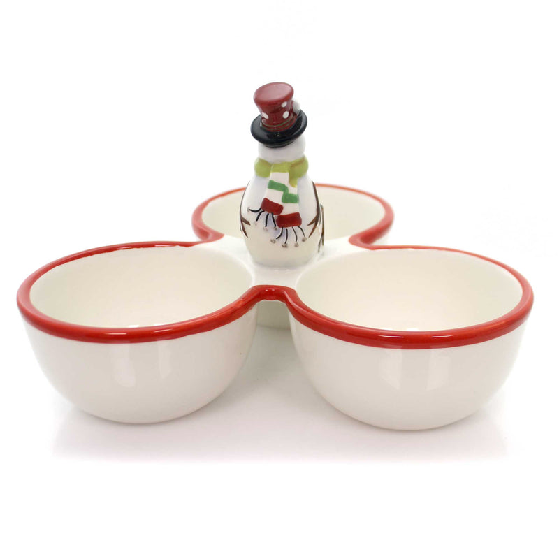 Tabletop Festive Snowman Condiment - - SBKGifts.com
