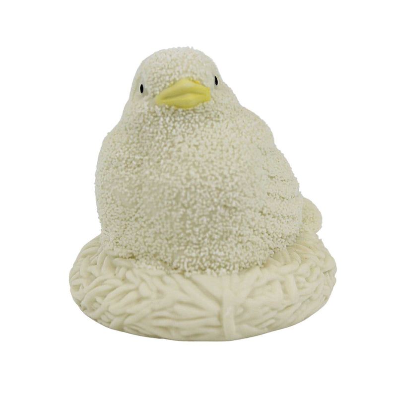 Dept 56 Snowbunnies Large Chick In Nest Bisque Porcelain Easter 24007 (20342)
