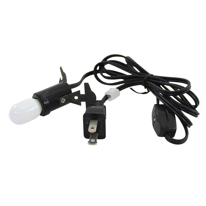 (20500) Single Black Cord With Bulb