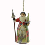 Jim Shore French Santa Hanging Ornament Resin France Christmas 4034399 (20619)