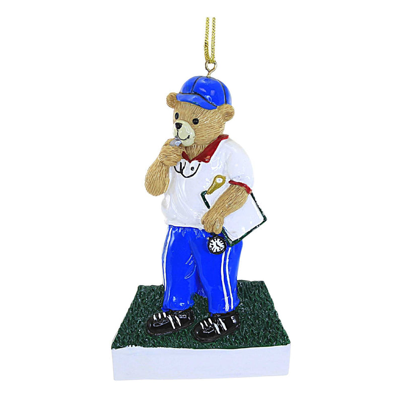 Holiday Ornament # 1 Sports Coach Resin Personalize It Dyi Football Or076