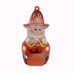 Holiday Ornament Fireman Jingle Bell Mixed Media Fire Department Truck 20911 (20833)
