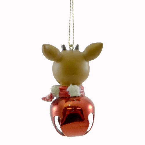 Holiday Ornament Rudolph Jingle Bell - - SBKGifts.com