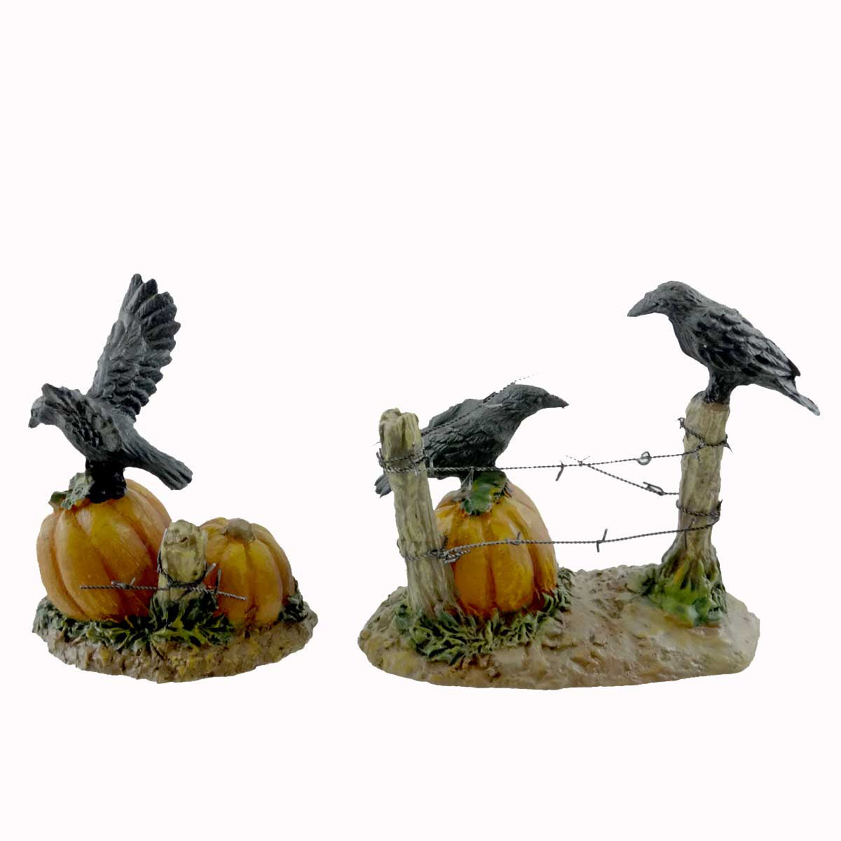 Department 56 Villages Halloween Ravens Set/2 - - SBKGifts.com
