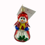 Christopher Radko Cool Couple Gem Blown Glass Ornament Snowman Christmas (21025)