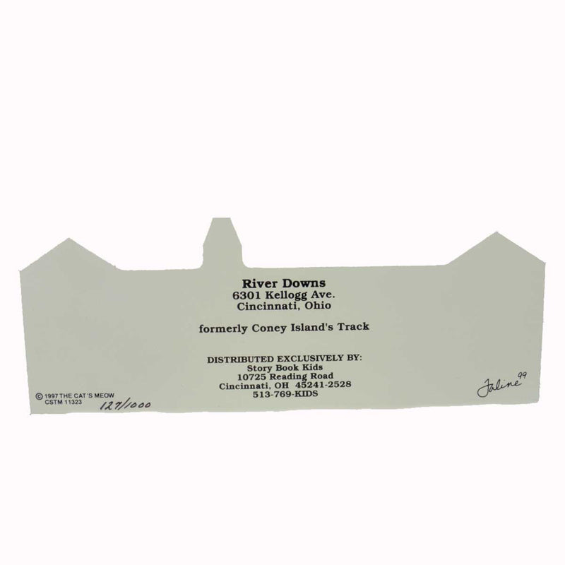 Cat's Meow Village River Downs - - SBKGifts.com