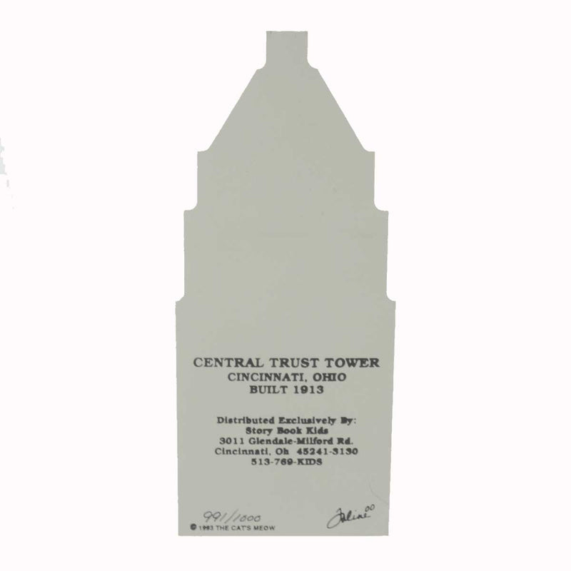 Cat's Meow Village Central Trust Tower - - SBKGifts.com