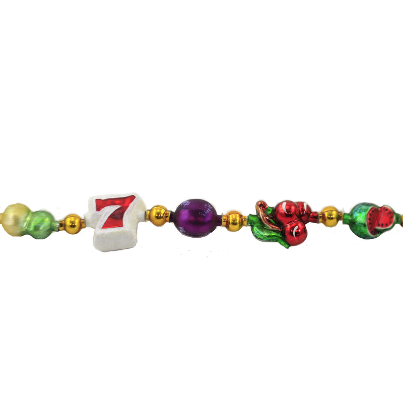 Christopher Radko Lucky At 7'S Garland - - SBKGifts.com