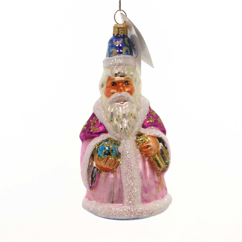Christopher Radko Incantation Glass Christmas Ornament Santa (21129)