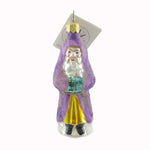 Christopher Radko Plum Santa Glass Ornament St Nicholas (21196)