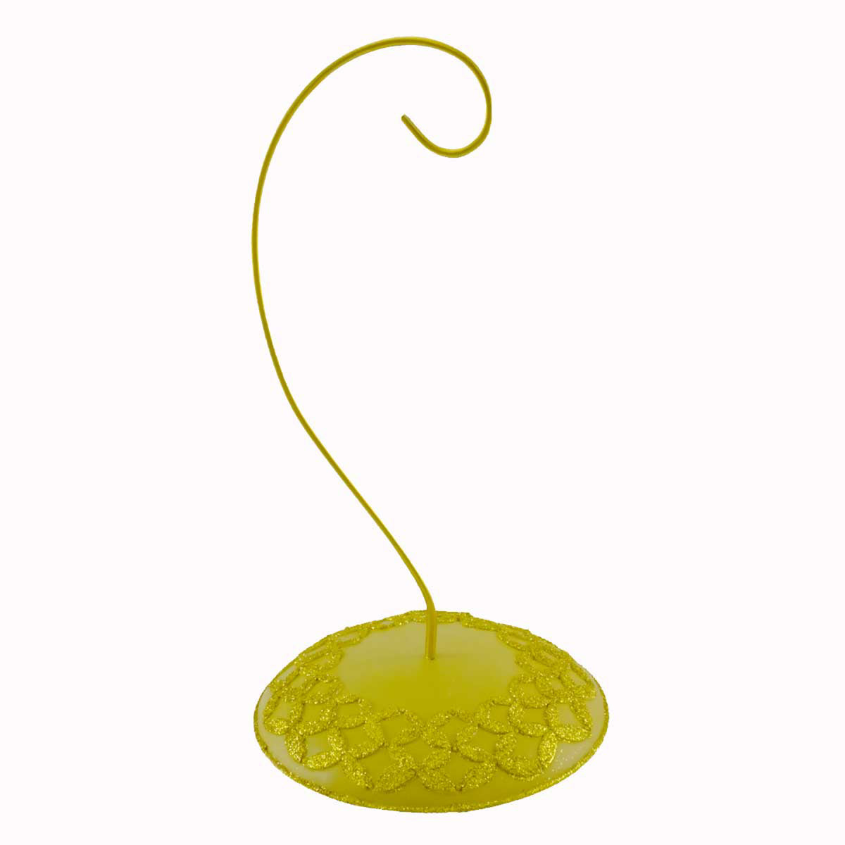 (21284) Resin Base Ornament Stand Gold