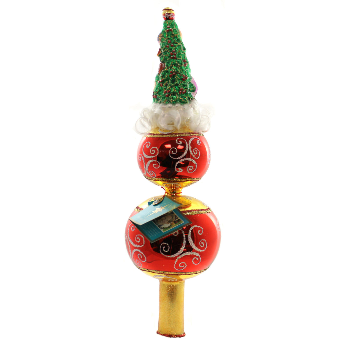 Christopher Radko Trois Poulet Finial - - SBKGifts.com
