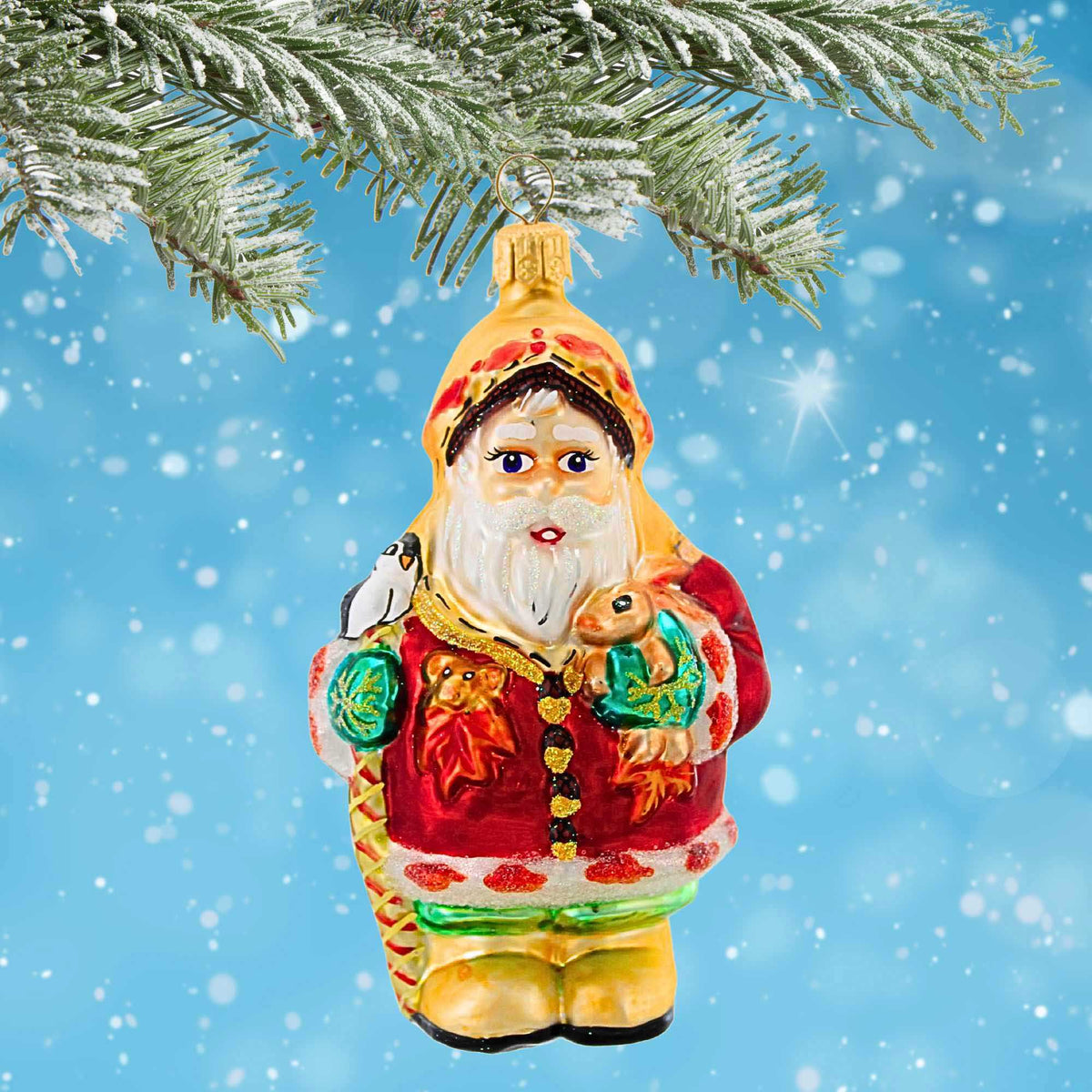 Christopher Radko Frosty Leaf Jr - - SBKGifts.com