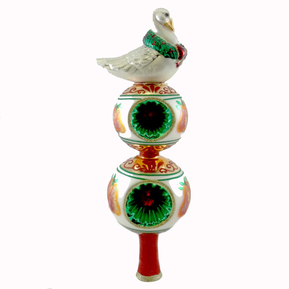 (213) Six Geese A Laying Finial .