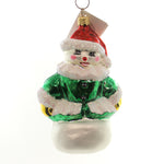 Christopher Radko Forest Bella Glass Ornament Snowman Christmas (21450)