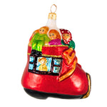 Christopher Radko Be It Ever So Humble Glass Ornament Boot Christmas (21466)