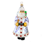 Christopher Radko CANDY SANTA Glass Ornament Christmas 983010
