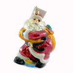 Christopher Radko Company One More Stop - One Glass Ornament 5.5 Inch, Glass - Ornament Christmas Santa 972160 (21533)