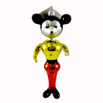 Laved Italian Ornaments Mouse Soldier Glass Mickey Blown Glass Cr12b (21659)