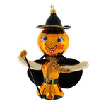 Laved Italian Ornaments Pumpkin Man Glass Happy Halloween Cape Staff F11294 (21671)