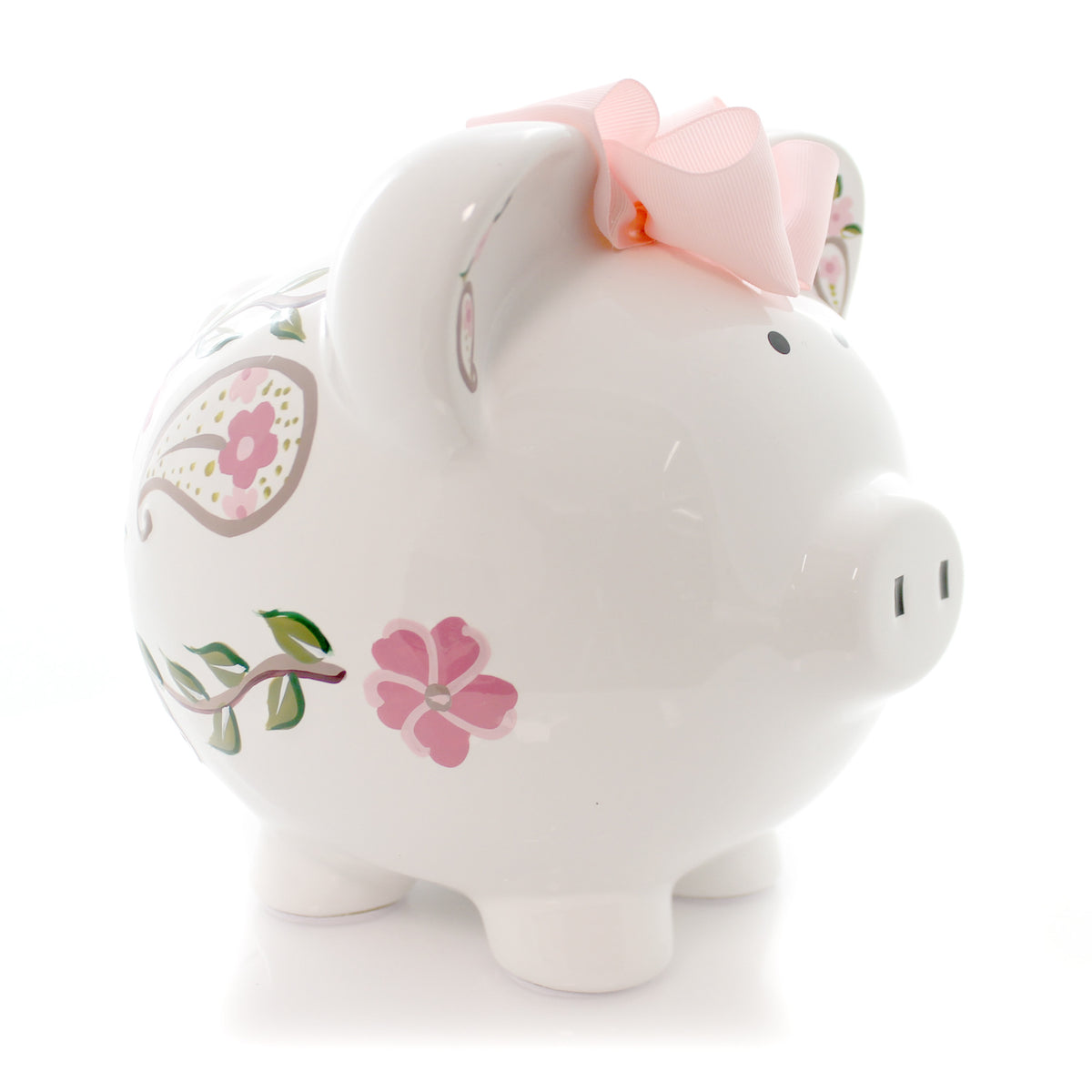 (21690) I Love Paisley Piggy Bank