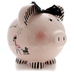 Child To Cherish Miss Madeleine Piggy Bank - 1 Bank 7.75 Inch, Ceramic - Paris Poodle 3612 (21696)