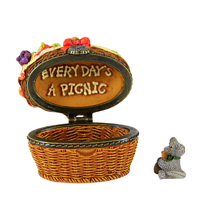 Boyds Bears Emily's Picnic Basket W/ Dagwood Mcnibble - - SBKGifts.com