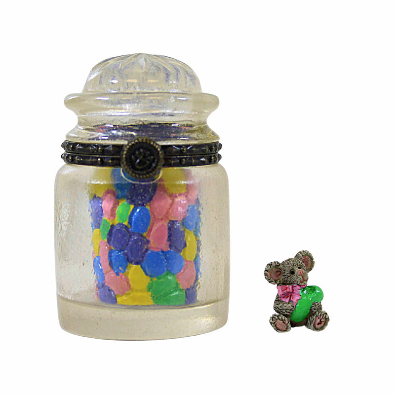 Boyds Bears Resin Sweetie's Candy Jar J.B. Mcnibble Polyresin Treasure 4038003 (21764)