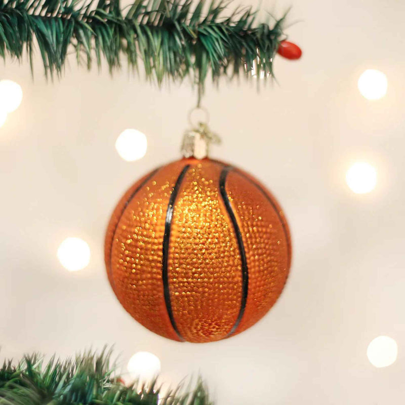 Old World Christmas Basketball Ornament - - SBKGifts.com