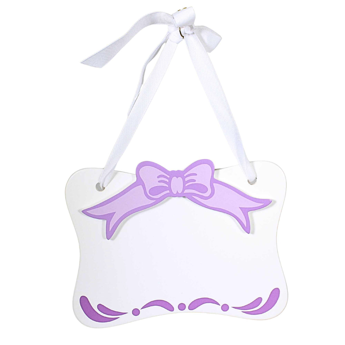 21850 Lavender Bow Room Sign W13VB