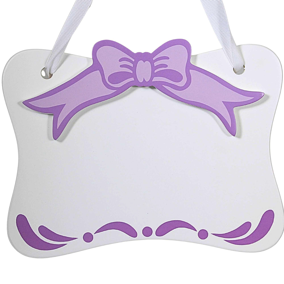 Child Related Lavender Bow Room Sign - - SBKGifts.com