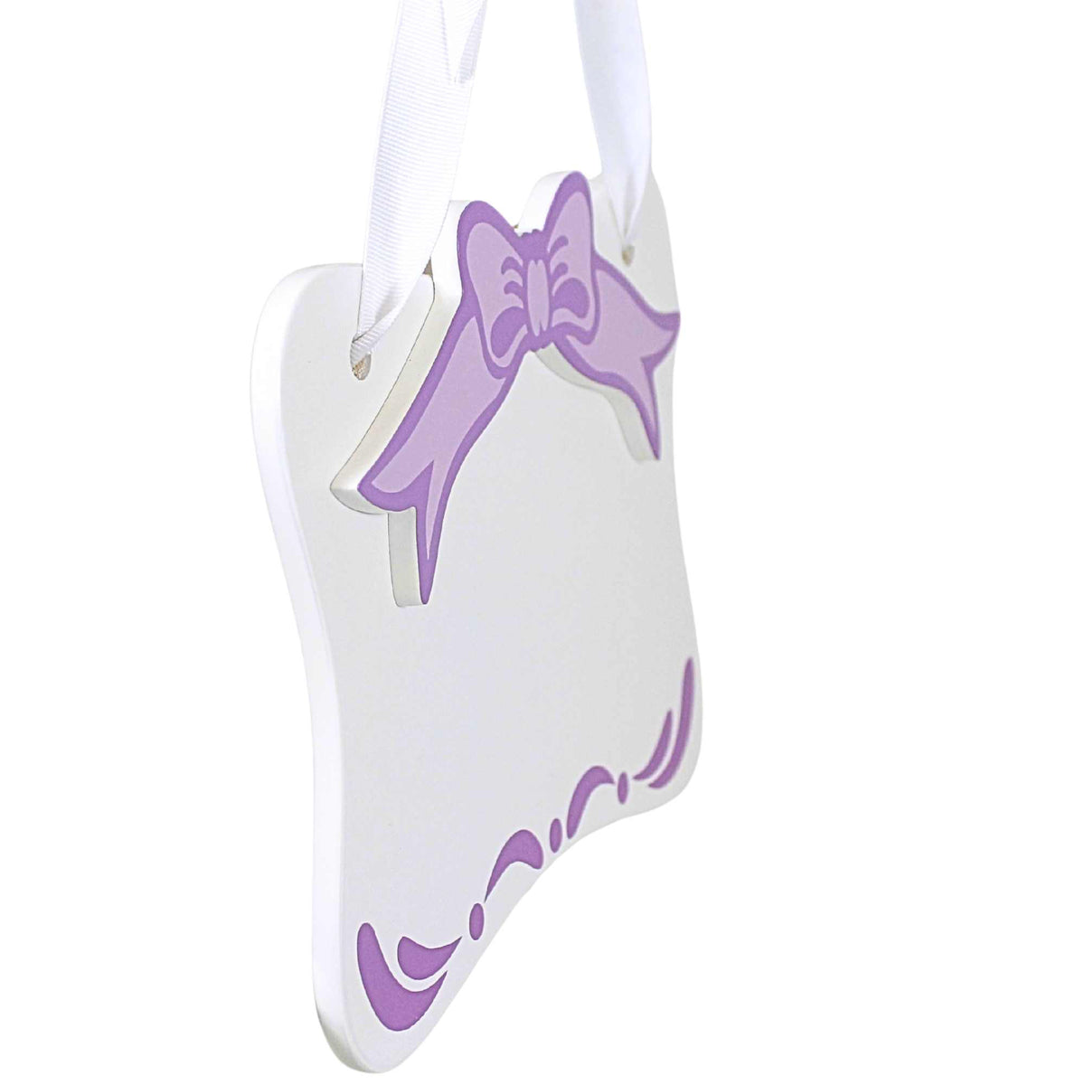 Child Related Lavender Bow Room Sign - - SBKGifts.com