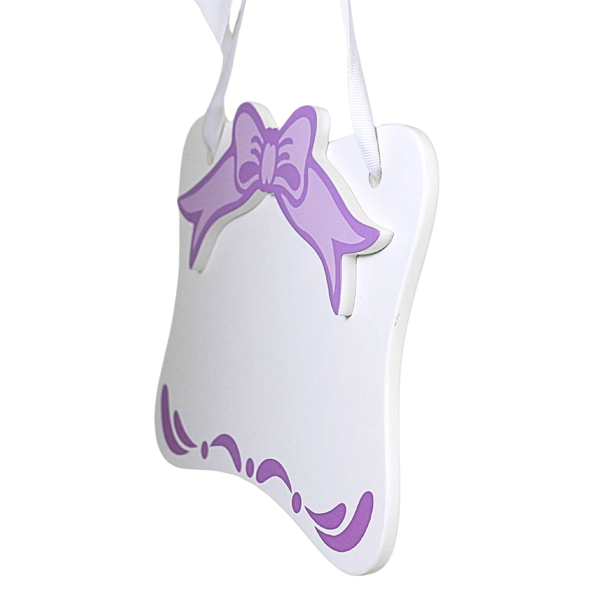 Child Related Lavender Bow Room Sign - - SBKGifts.com
