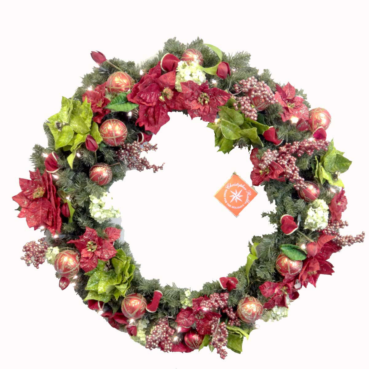 (2185) Poinsettia Wreath