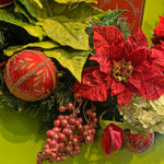 Christopher Radko Poinsettia Wreath - - SBKGifts.com
