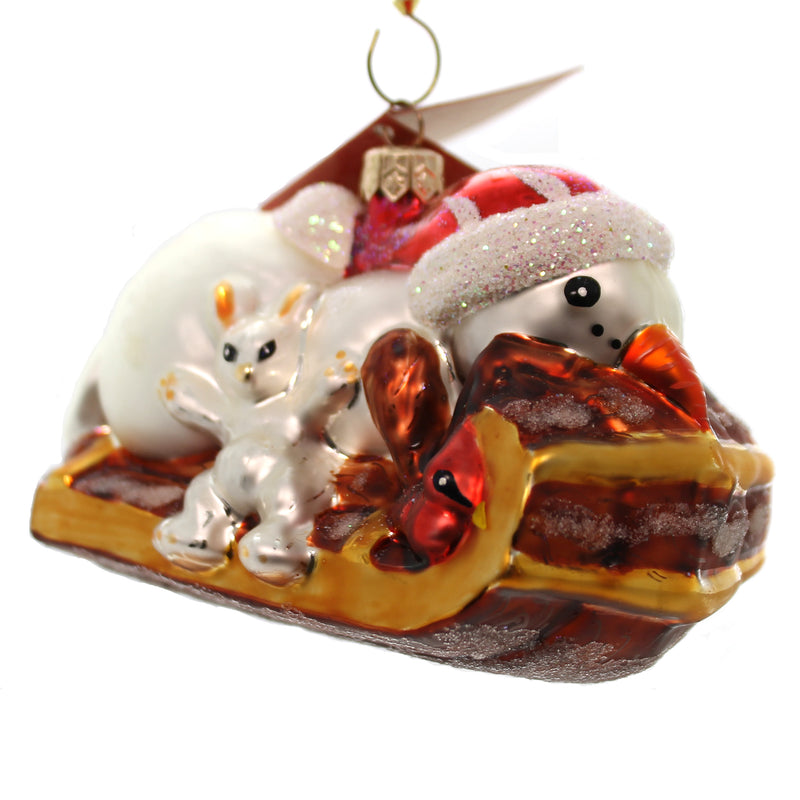 Christopher Radko Snow Racer - - SBKGifts.com