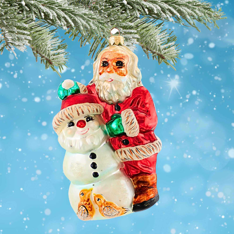 Christopher Radko Frosty & Santa - - SBKGifts.com