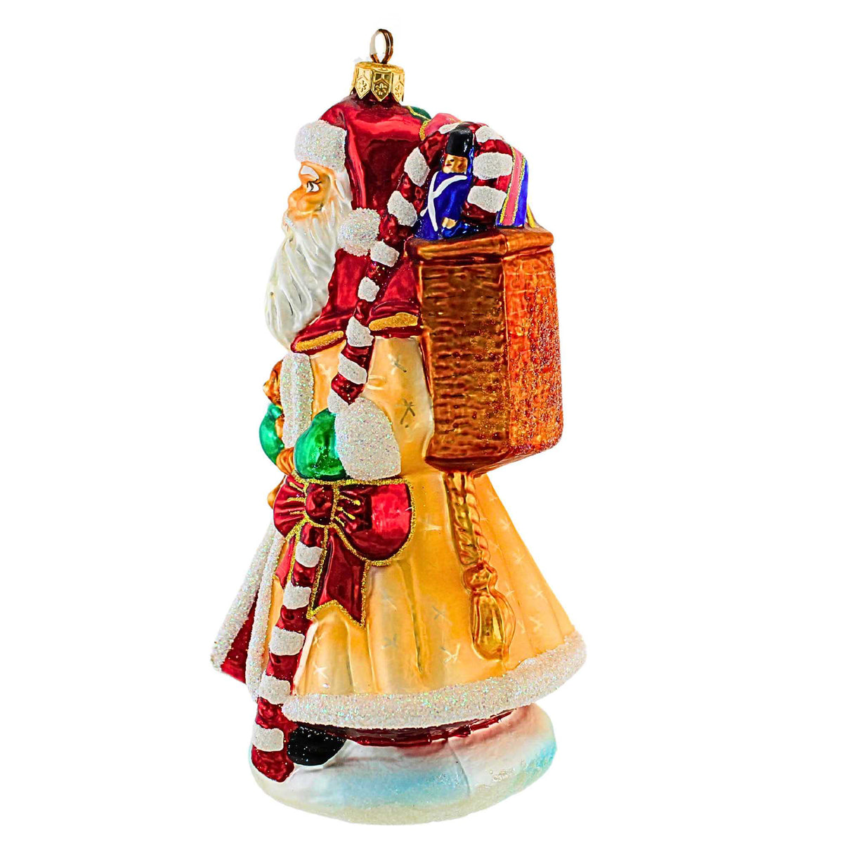 Christopher Radko Company Vintage Pearl Santa - - SBKGifts.com