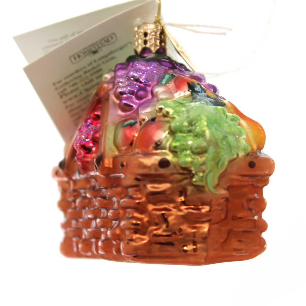 Christopher Radko Gathering Basket Gem - - SBKGifts.com
