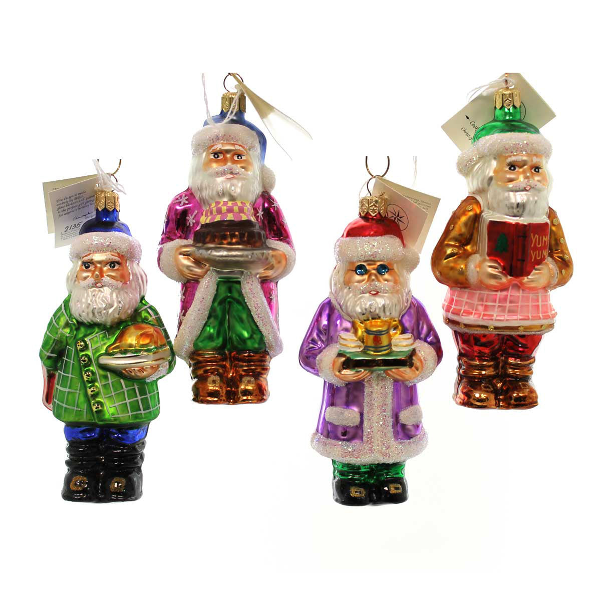 (22130) Cookbook Santa  Set/4