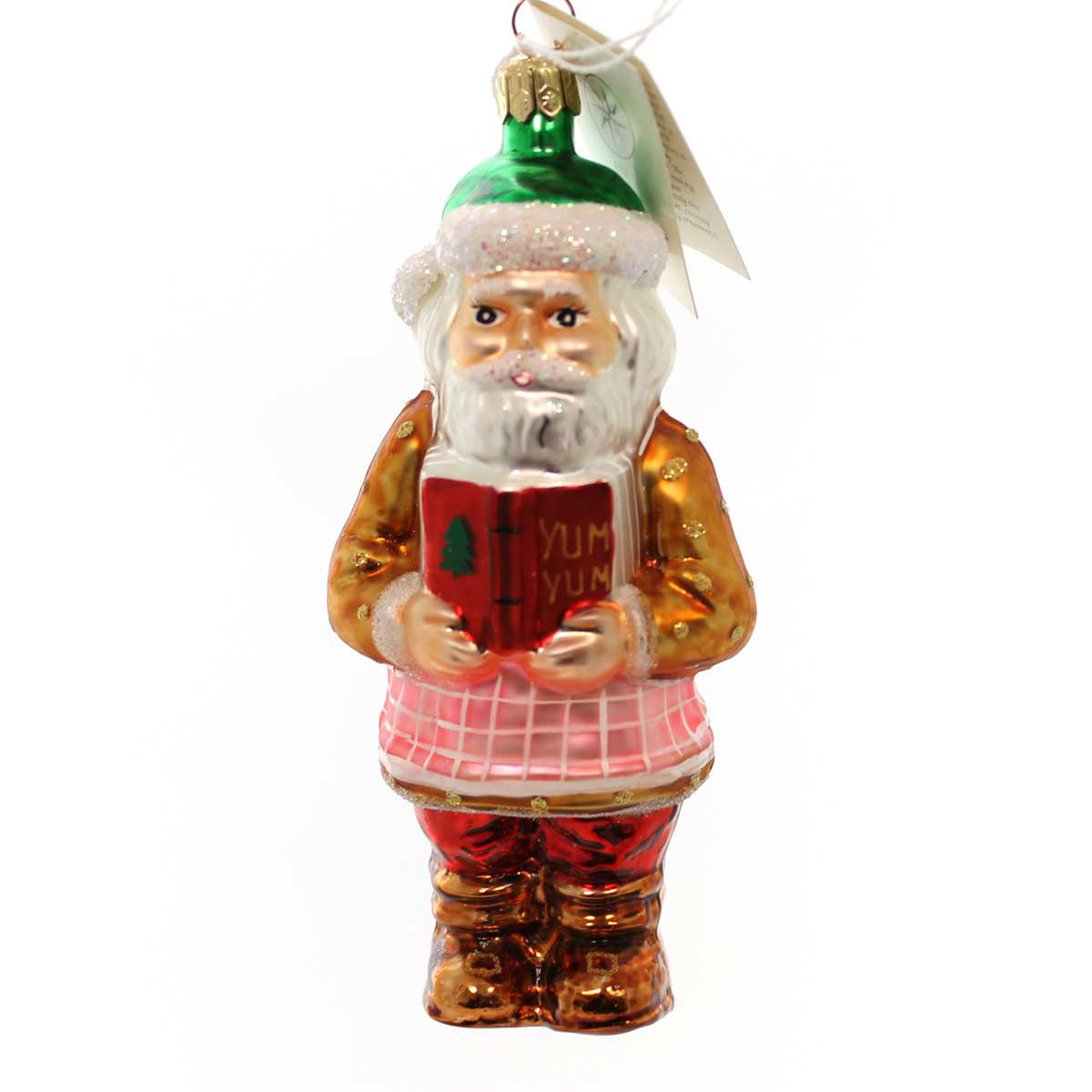 Christopher Radko Company Cookbook Santa  Set/4 - - SBKGifts.com