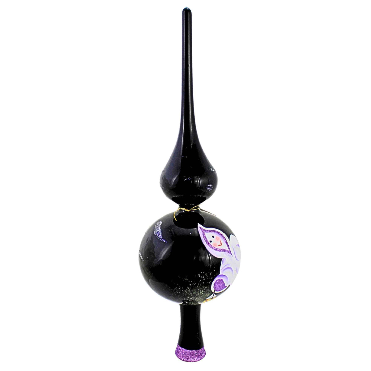 Laved Italian Ornaments Halloween Ghost Lantern Finial - - SBKGifts.com