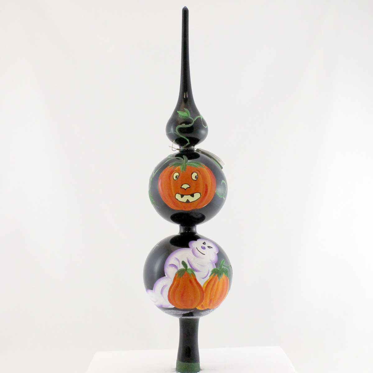 (22295) Halloween Ghost Pumpkin Finial