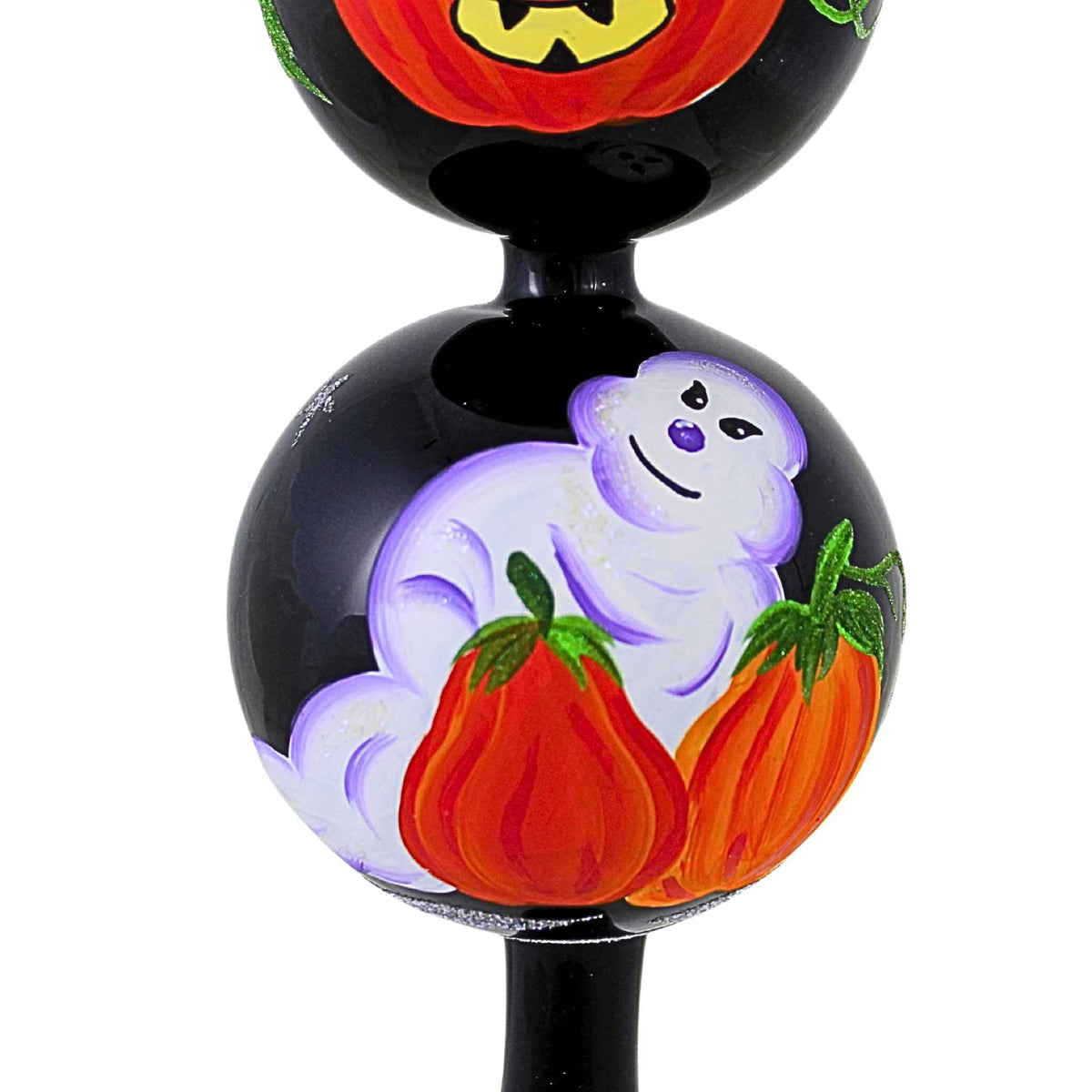 Laved Italian Ornaments Halloween Ghost Pumpkin Finial - - SBKGifts.com